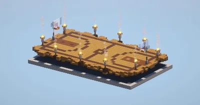Basketball Court — Minecraft Build by LeonisBuilds