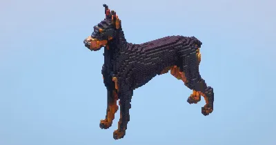 Dobermann‎ — Minecraft Build by LeonisBuilds
