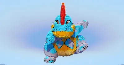 Croconaw — Minecraft Build by LeonisBuilds