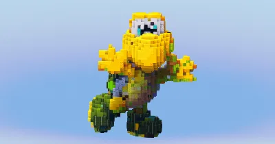 Green Koopa from Super Mario — Minecraft Build by LeonisBuilds