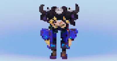 Tate and Liza Gym Leaders from Pokemon — Minecraft Build by LeonisBuilds