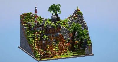 Post-Apocalyptic House — Minecraft Build by LeonisBuilds