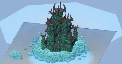 Dark Prismarine Fantasy Castle 400x400 Blocks Fully Built Map — Minecraft Build by LeonisBuilds