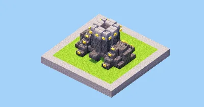 Clash of Clans Mortar Level 8 — Minecraft Build by LeonisBuilds