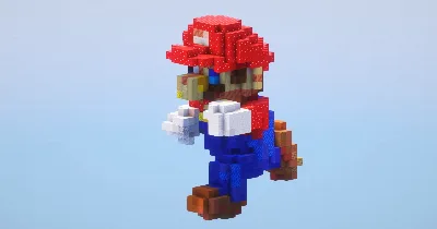 Mario‎ — Minecraft Build by LeonisBuilds