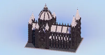 Pale Oak Gothic Cathedral — Minecraft Build by LeonisBuilds