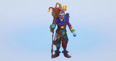 Clown‎ — Minecraft Build by LeonisBuilds