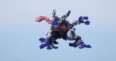 Greninja from Pokemon — Minecraft Build by LeonisBuilds