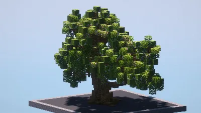 Custom Azalea Tree — Minecraft Build by LeonisBuilds