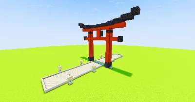 Japanese Torii — Minecraft Build by NoobBuilder