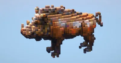 Boar‎ Small — Minecraft Build by LeonisBuilds
