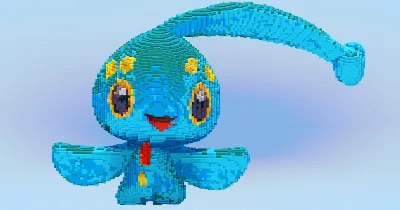 Manaphy — Minecraft Build by LeonisBuilds