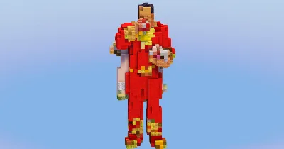 Shazam from DC Comics — Minecraft Build by LeonisBuilds