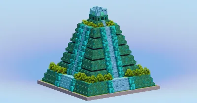Mayan Temple Dark Prismarine — Minecraft Build by LeonisBuilds