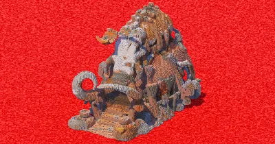 Mammoth Skull Hut — Minecraft Build by ImpossibleBuilds