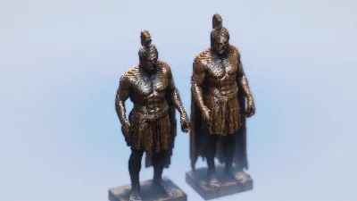 Bronze statue — Minecraft Build by LeonisBuilds