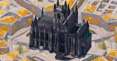 Gothic Big Cathedral — Minecraft Build by GothicCathedrals