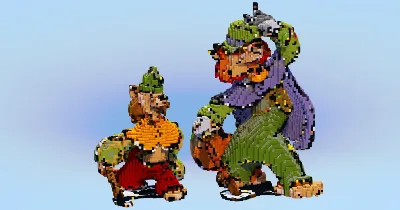 The Fox and the Cat — Minecraft Build by LeonisBuilds
