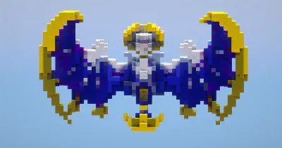 Lunala from Pokemon — Minecraft Build by LeonisBuilds