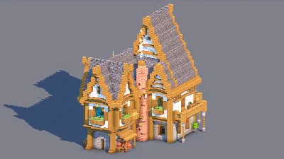 Medieval House – Fully Decorated Interior | Download — Minecraft Build by RaekonBuilds
