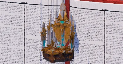 Golden Crystal Altar — Minecraft Build by TheBibleOfBuilding