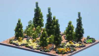 Custom Farm Diorama — Minecraft Build by LeonisBuilds