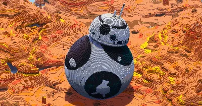 BB Series Droid — Minecraft Build by StarWarsCreations