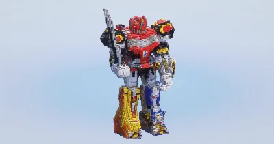 Megazord — Minecraft Build by LeonisBuilds