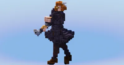 Nobara Kugisaki from Jujutsu Kaizen — Minecraft Build by LeonisBuilds