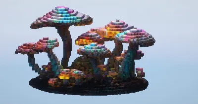 Fantasy Mushrooms Small — Minecraft Build by LeonisBuilds