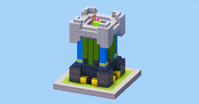 Clash of Clans Archer Tower Level 16 — Minecraft Build by LeonisBuilds