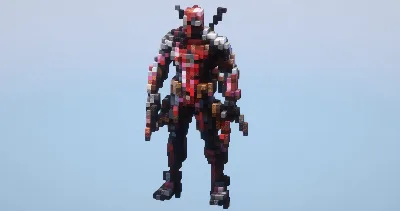 Deadpool from Marvel — Minecraft Build by LeonisBuilds