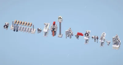 Stone statues pack — Minecraft Build by LeonisBuilds