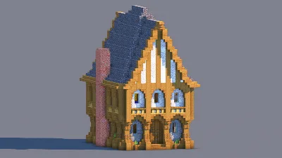 Medieval House – Fully Decorated Interior | Download — Minecraft Build by RaekonBuilds
