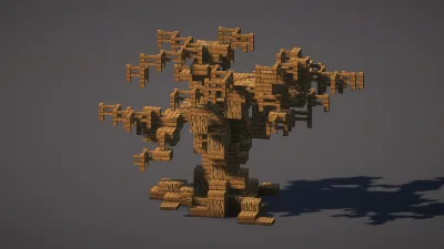 Leafless Big Tree — Minecraft Build by MellowHat