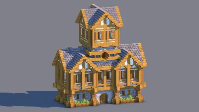 Medieval House – Fully Decorated Interior | Download — Minecraft Build by RaekonBuilds