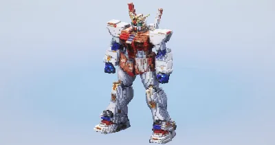 Gundam — Minecraft Build by LeonisBuilds