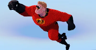 Mr Incredible — Minecraft Build by LeonisBuilds