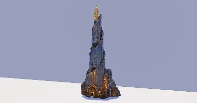 Futuristic Skyscraper — Minecraft Build by ModernCraft
