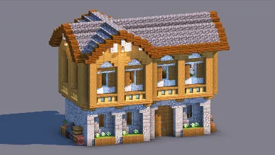 Medieval House – Fully Decorated Interior | Download — Minecraft Build by RaekonBuilds