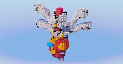 Mega Medicham from Pokemon — Minecraft Build by LeonisBuilds