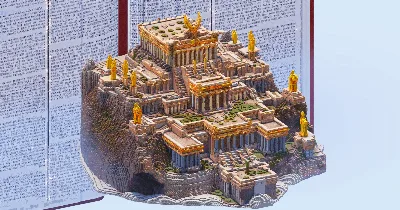 Greek City — Minecraft Build by TheBibleOfBuilding
