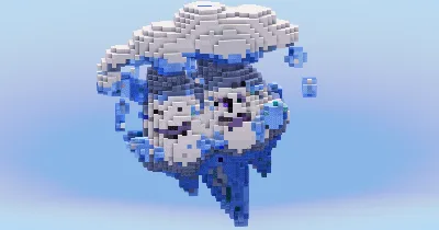 Vanilluxe from Pokemon — Minecraft Build by LeonisBuilds