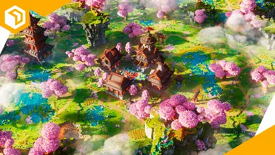 Japanese Spawn with Warzone — Minecraft Build by BlockyVerse