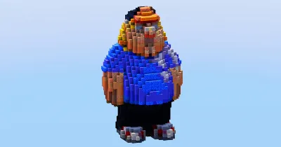 Chris Griffin from Family Guy — Minecraft Build by LeonisBuilds