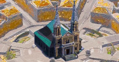 Church — Minecraft Build by GothicCathedrals