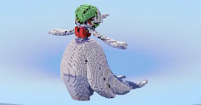Mega Gardevoir — Minecraft Build by LeonisBuilds