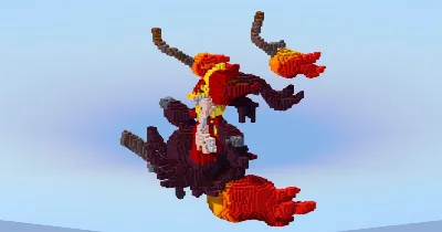 Mega Delphox — Minecraft Build by LeonisBuilds