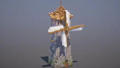 Medieval Windmill — Minecraft Build by MellowHat