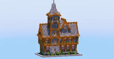 Medieval Town Hall — Minecraft Build by LeonisBuilds
